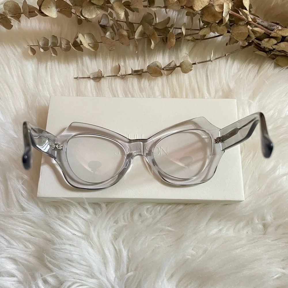Ulla Johnson Opal Butterfly Sunglasses in Azure Blue Acetate Women’s NWT